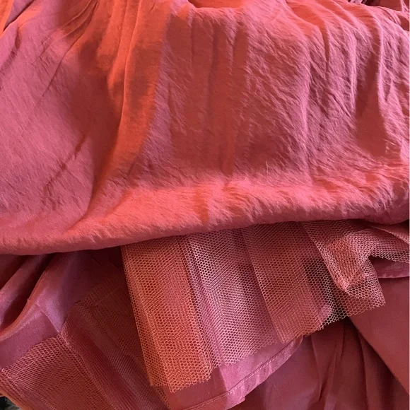 Altar’d State Burnt Red Puff Sleeve Dress - Picture 5 of 7